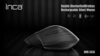 INCA IWM-553S Bluetooth+Wireless Double Mod Rechargeable Silent şarjlı